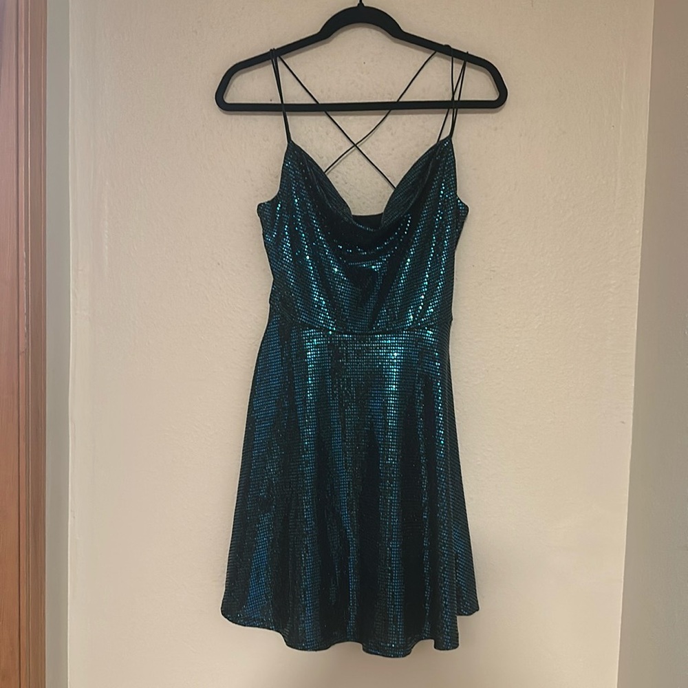 Sparkling skater dress